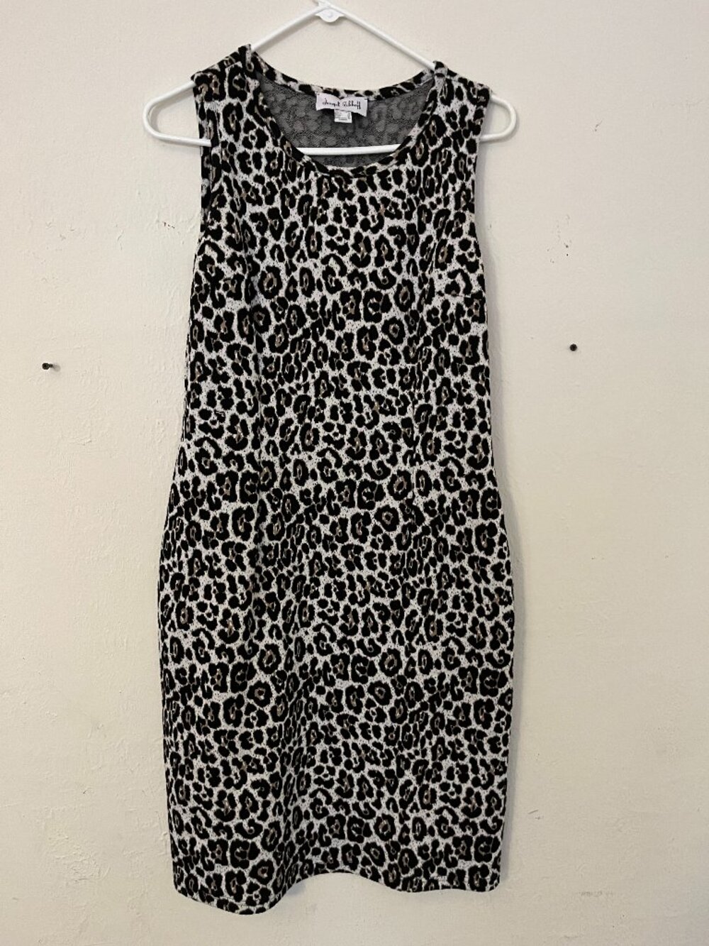 JOSEPH RIBKOFF Animal Print Sheath Stretch Dress, Size 10